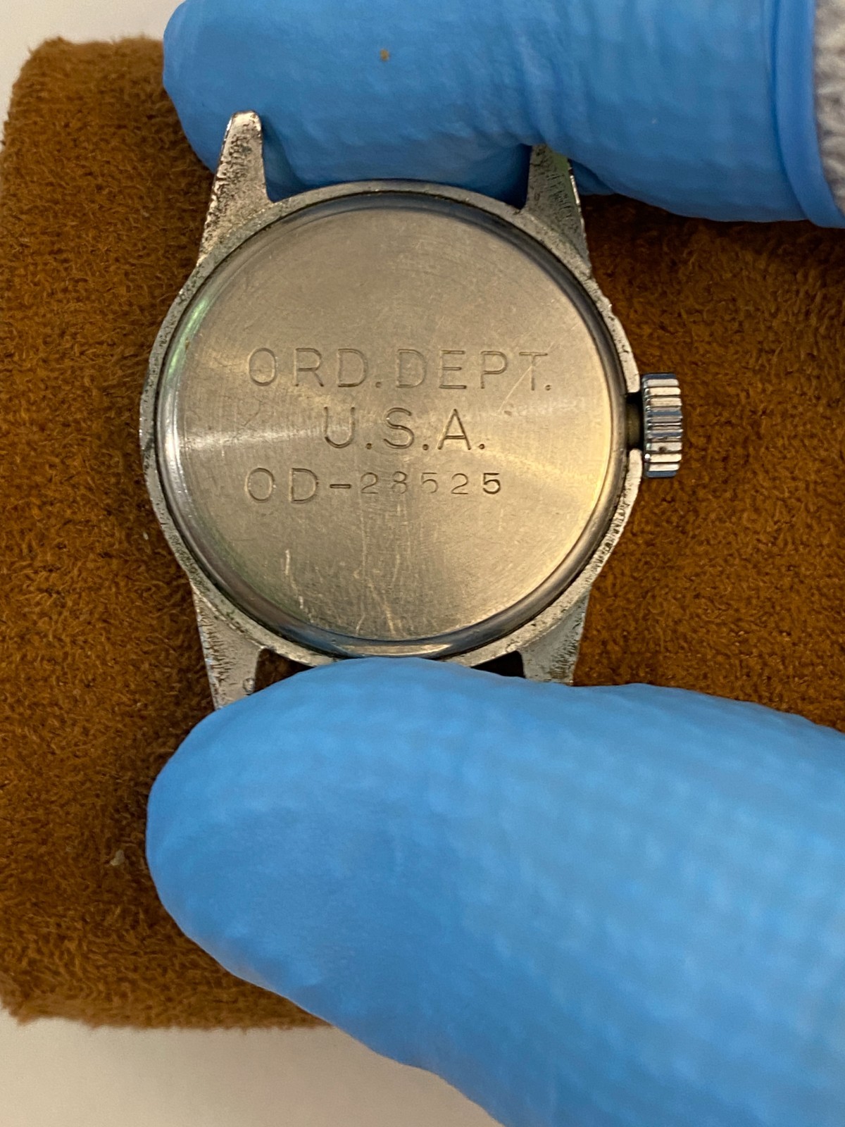 WWII Hamilton 987A ORD DEPT US Army Military Watch OD-23525 17J Parts Vintage
