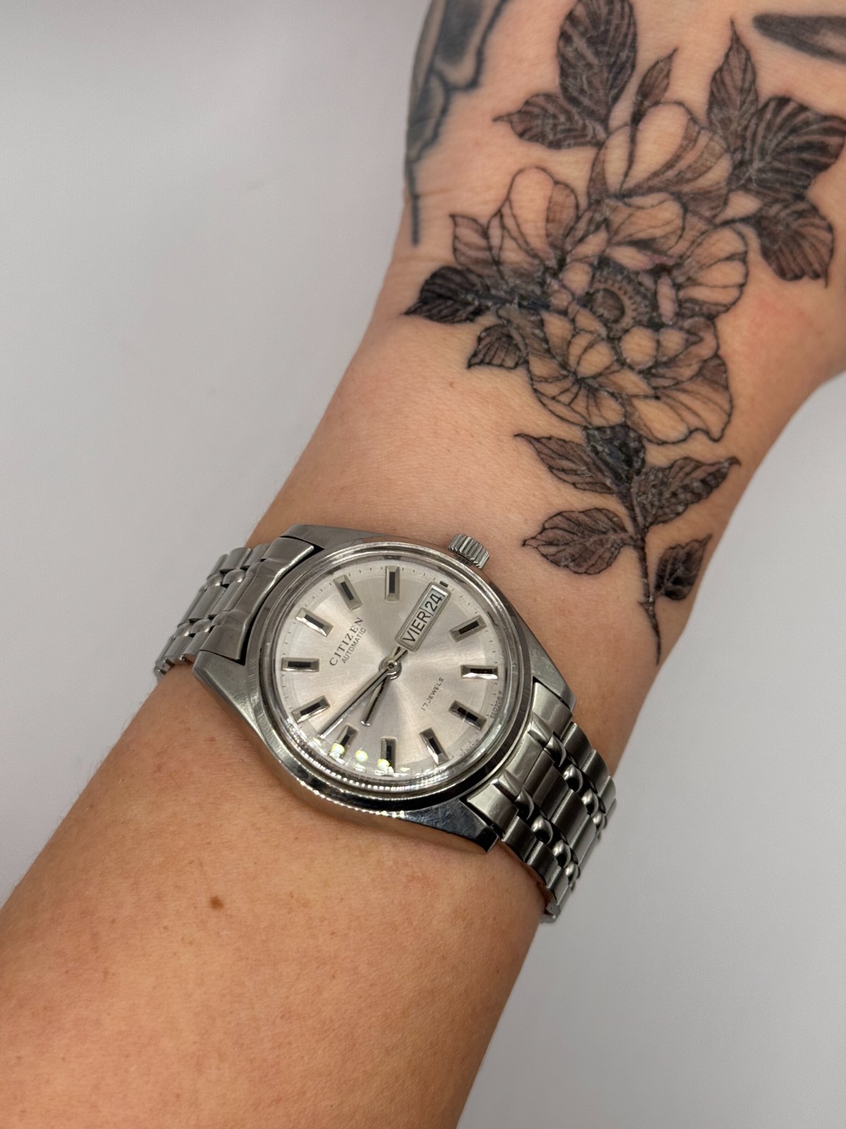 Vintage 1970s Citizen Automatic Caliber 6500 Parawater Men’s Watch Serviced Runs