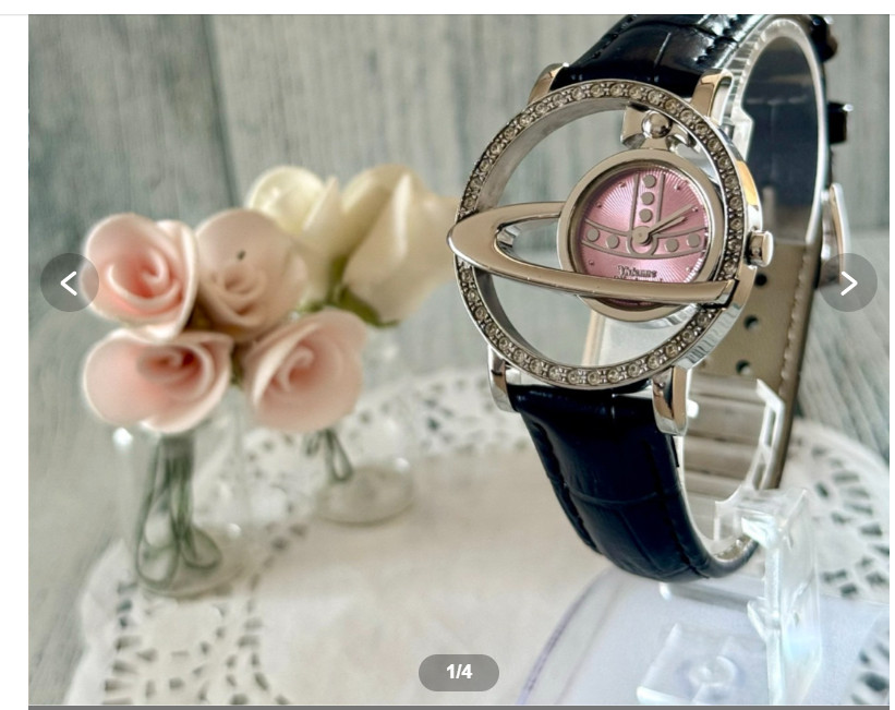 Vivienne Westwood Circle Orb Watch Pink Silver Limited 250pcs Quartz Women’s JP