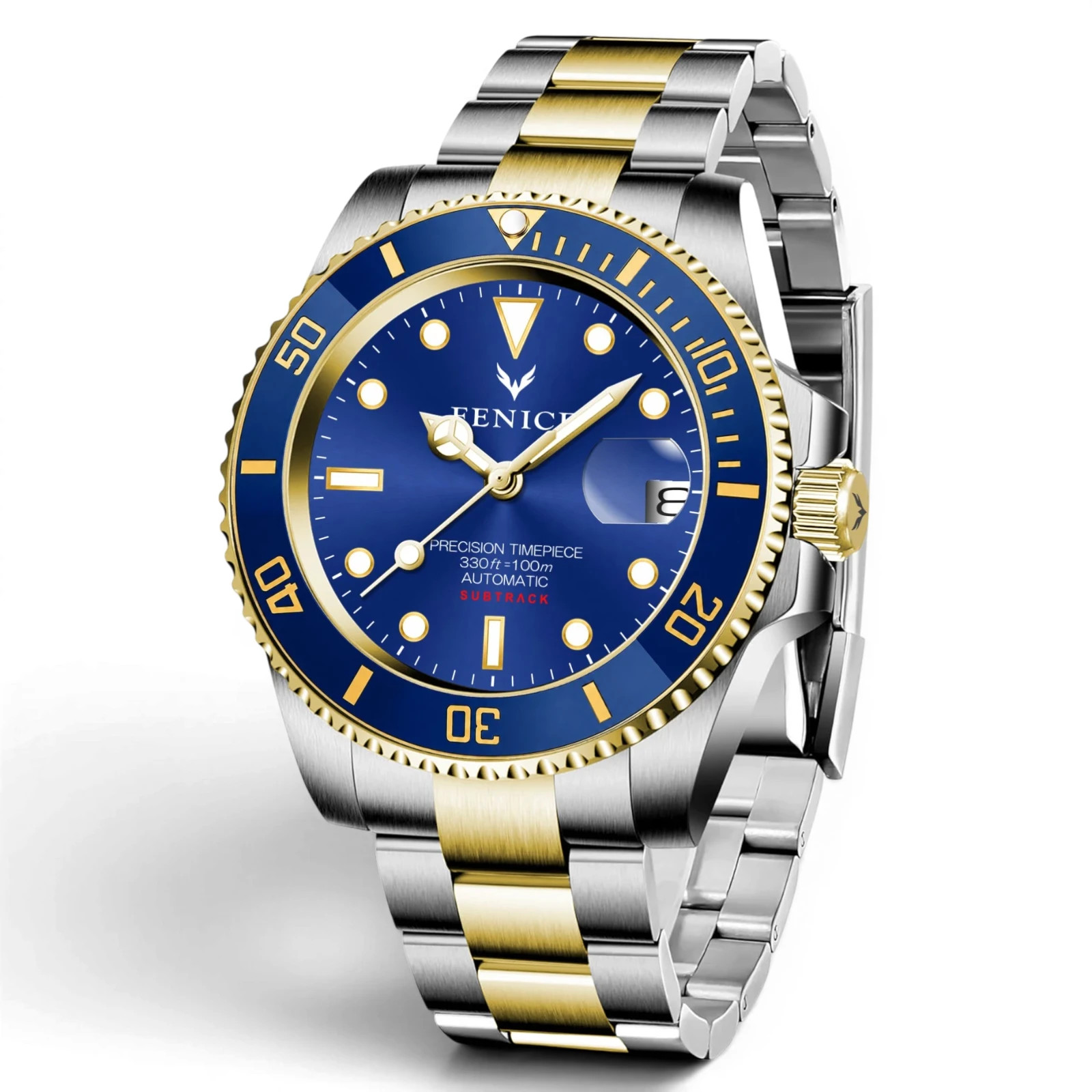 Phoenix Subtrack Imperium Blue 10ATM Automatic Watch with Miyota Movement