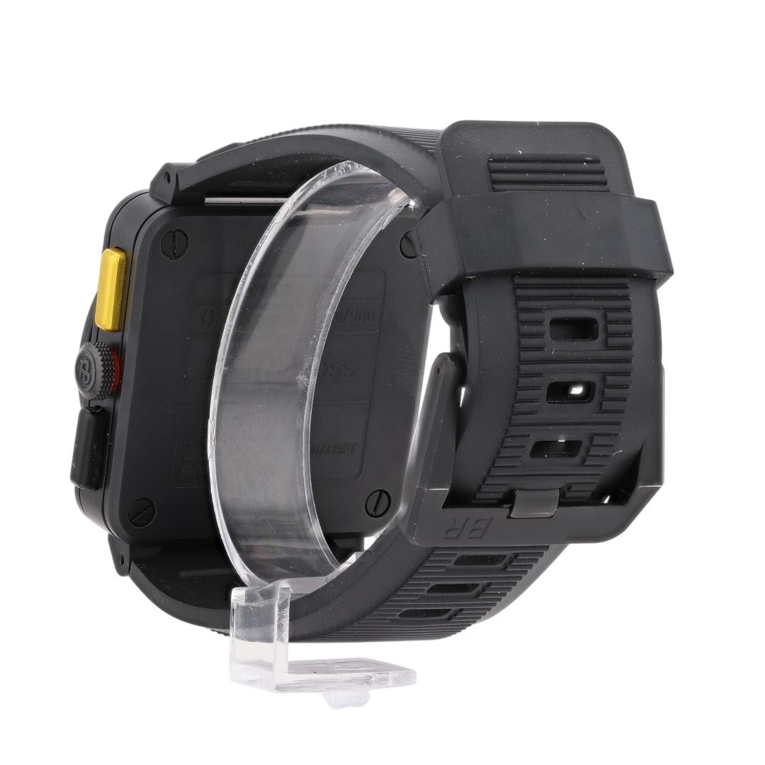 Bell & Ross BR 03-94 RS17 Black Dial Automatic Rubber Strap Men’s Wristwatch