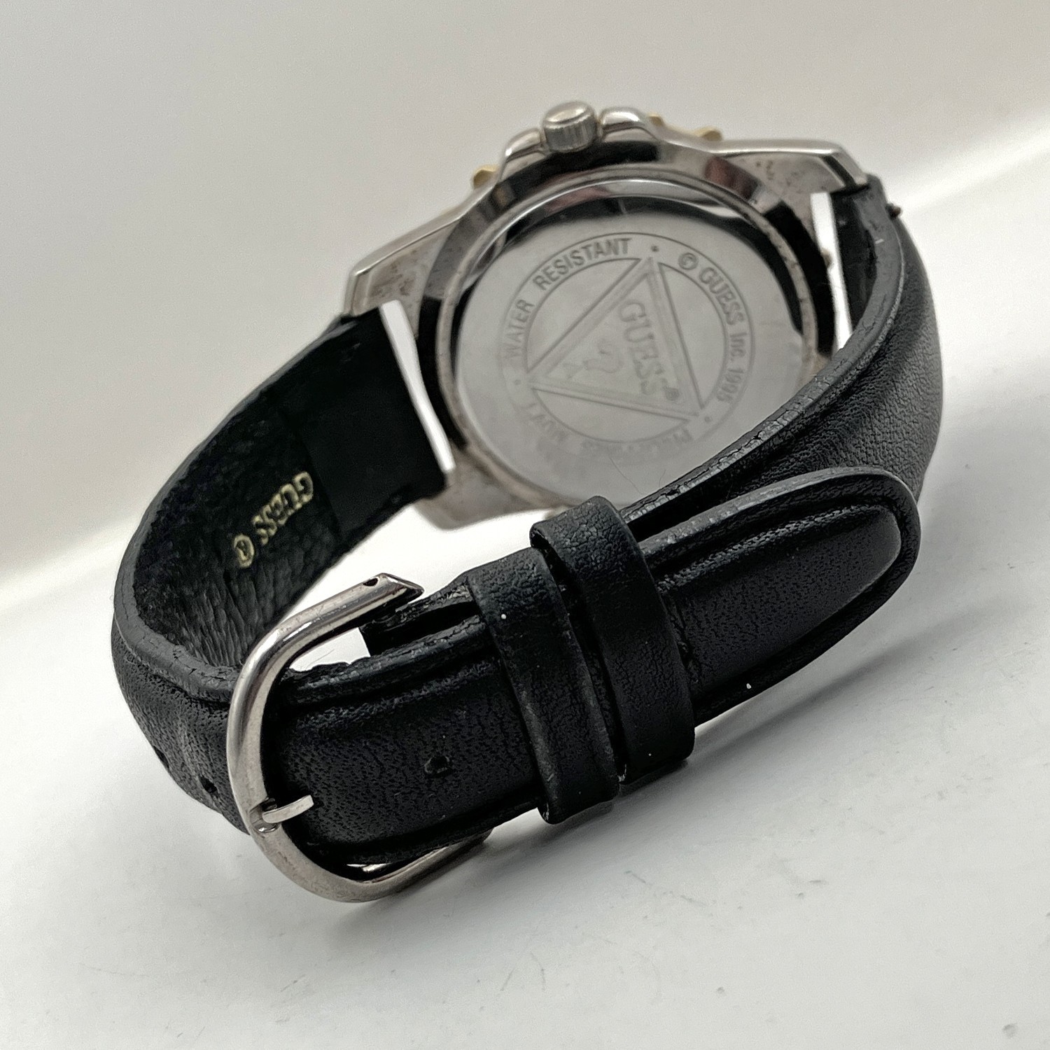 Vintage Guess Indiglo Dive Style Watch 1995 Rotating Bezel 36mm Mens