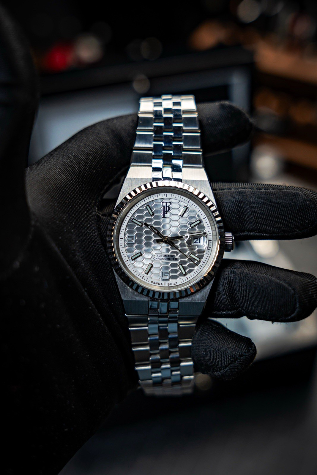 Time Panda 41mm Automatic Watch – Honeycomb Dial – – Limited #09 of 10