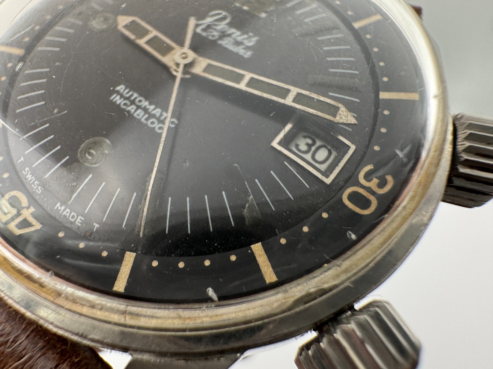 VTG 1967 RENIS Diver Super Compressor Automatic Cal AS 1902 /03 SERVICED – 36 mm