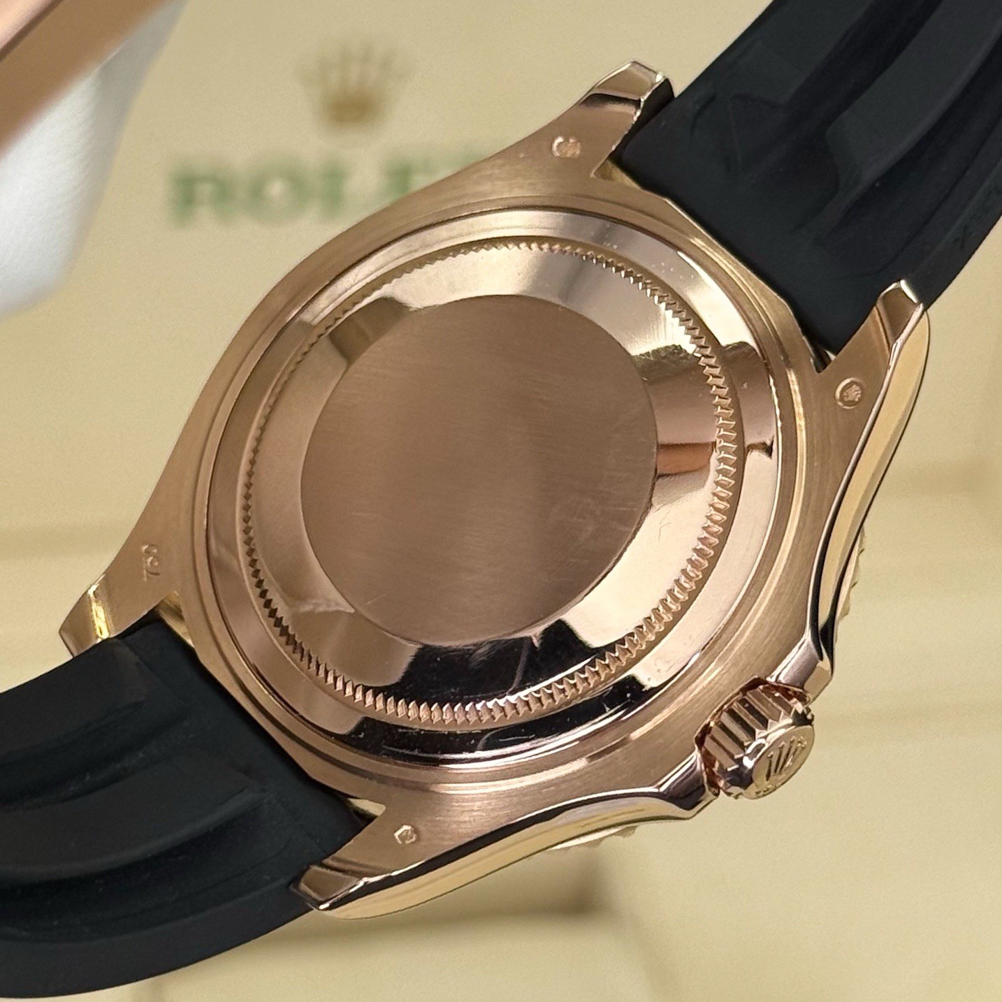 Rolex Yacht-Master 37 Rose Gold Certified Rolex Preowned 2024 Ref 268655