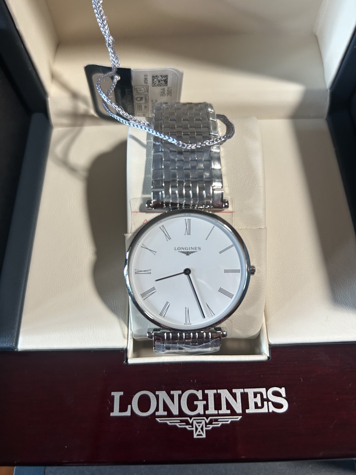 longines watch women, brand new in box, international warranty, ref#L4755411C