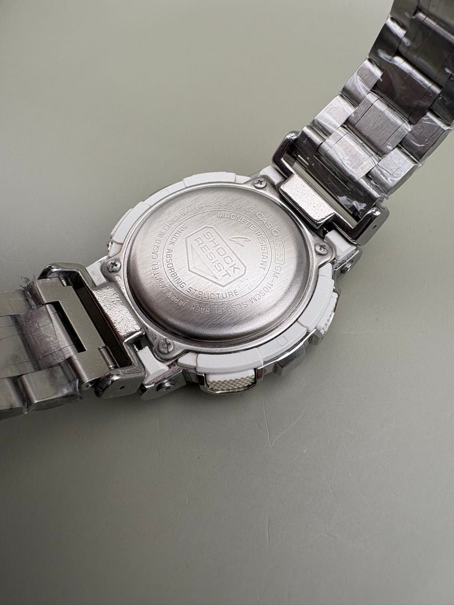 Excellent condition new battery CASIO G SHOCK GA 110SCM Camouflage Silver