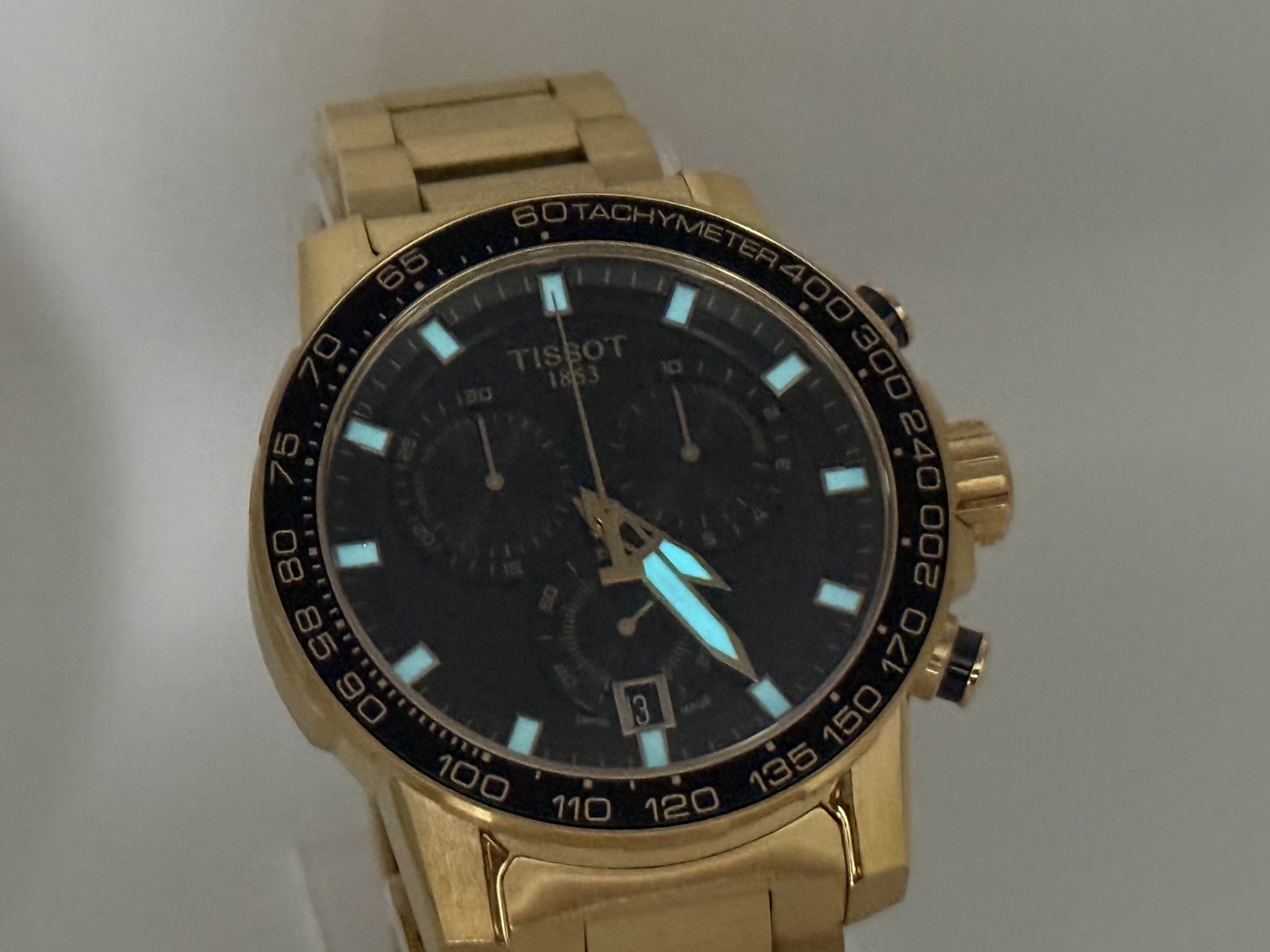 Tissot T-Sport Chronograph Quartz Black Dial Watch 45.5MM T125.617.33.051.01