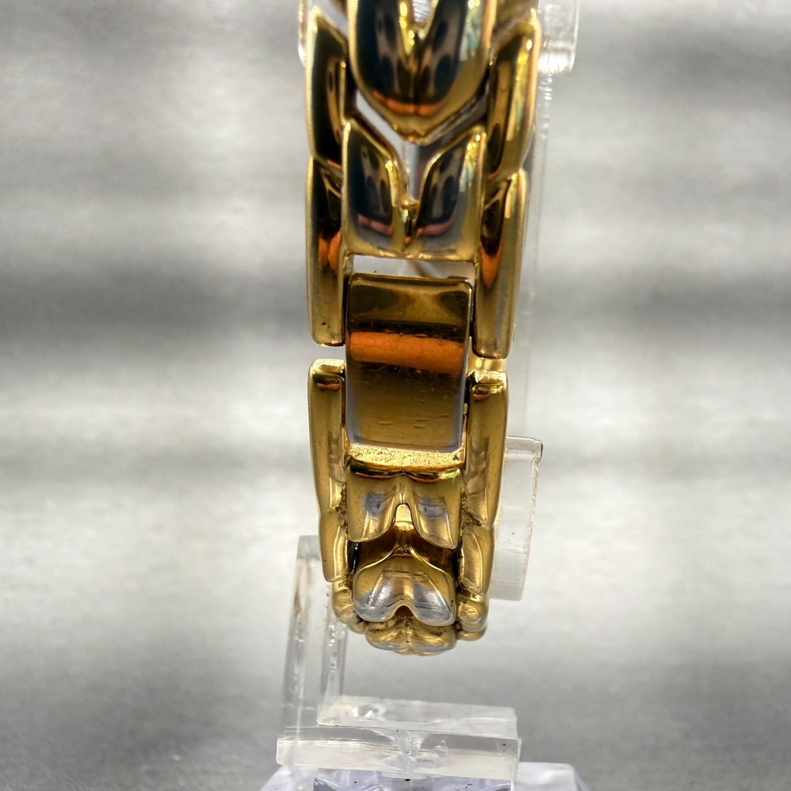 Citizen Elegance Watch Women 13mm Blue Dial Gold Rectangle 5421-H07537 New Batt