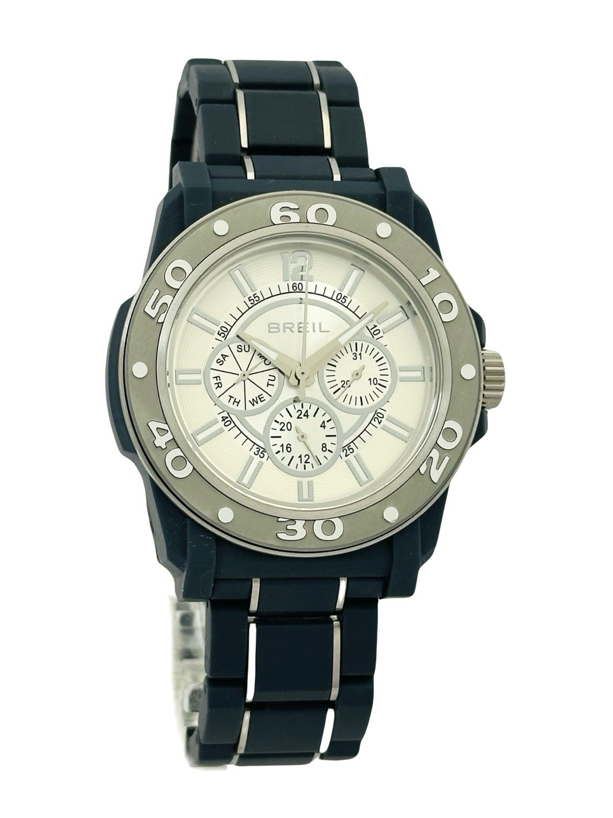 Breil TW0992 Men’s Multifunction Mantalite Polycarbonate Links Bracelet Watch