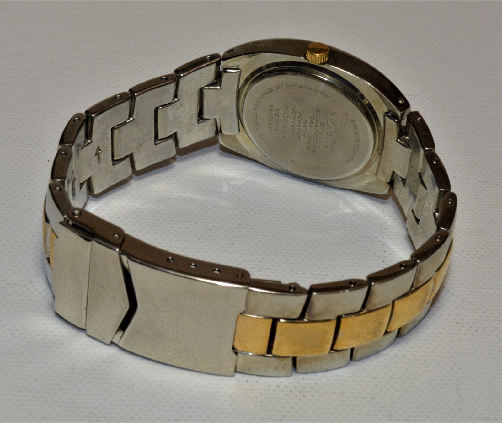 75 Years With Mickey Moon Phase quartz 2 tone Watch SII Marketing w box papers