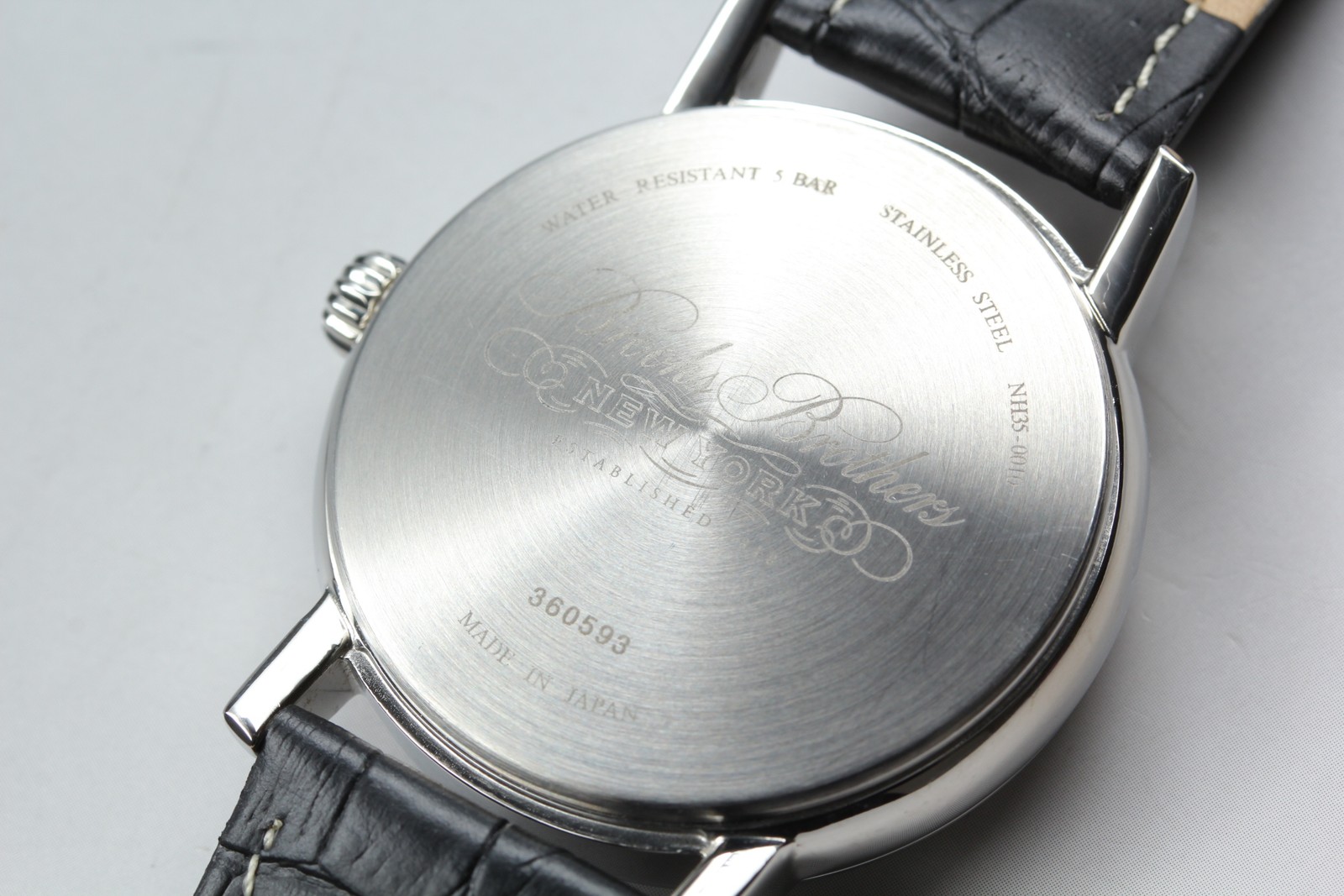 SEIKO Brooks Brothers NH35-0010 Green Dial Automatic Men’s Watch Made in JAPAN