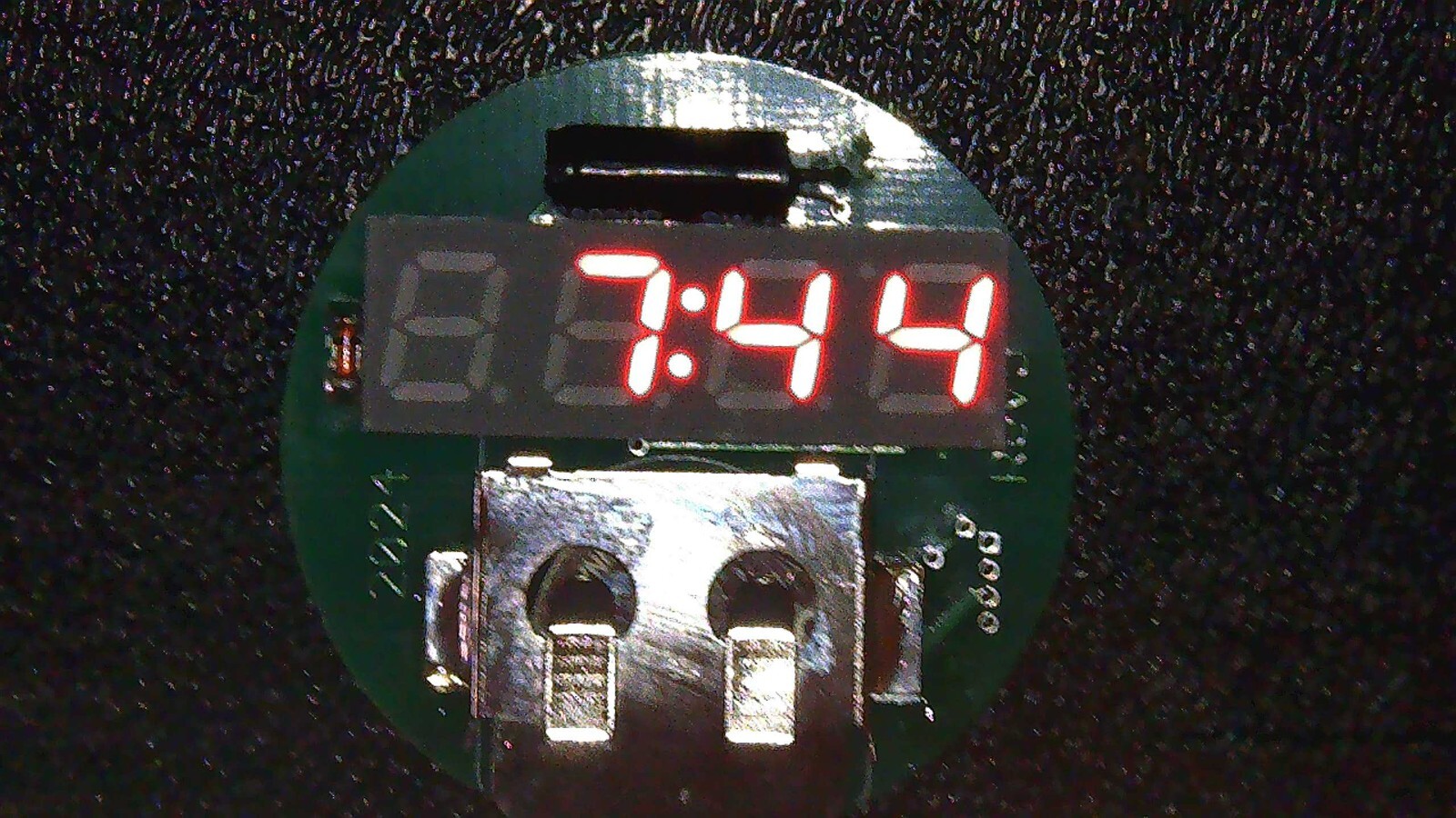 NEW! Retro Look 7mm (.28″) RED LED Watch Module for 38mm dial case.