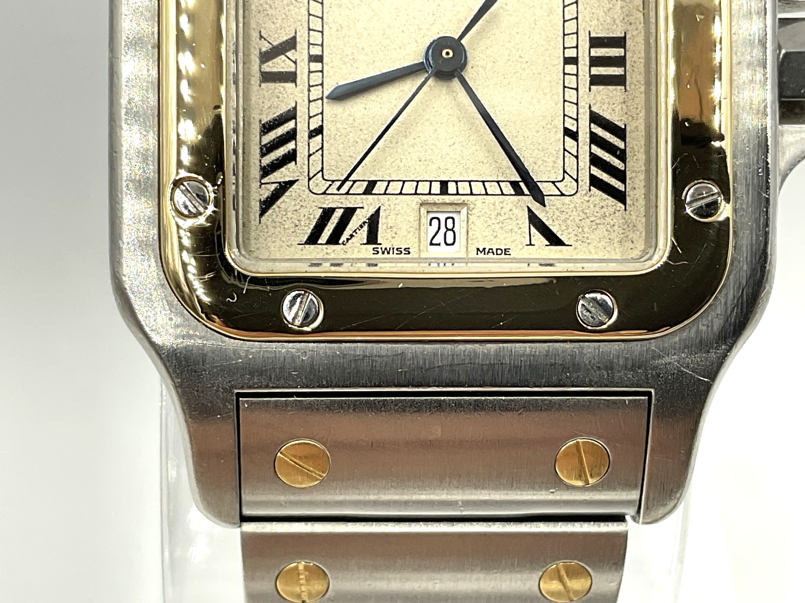 Cartier Santos Galbee 187901, 29mm x 41mm, Date, fits 6.5 inch wrist