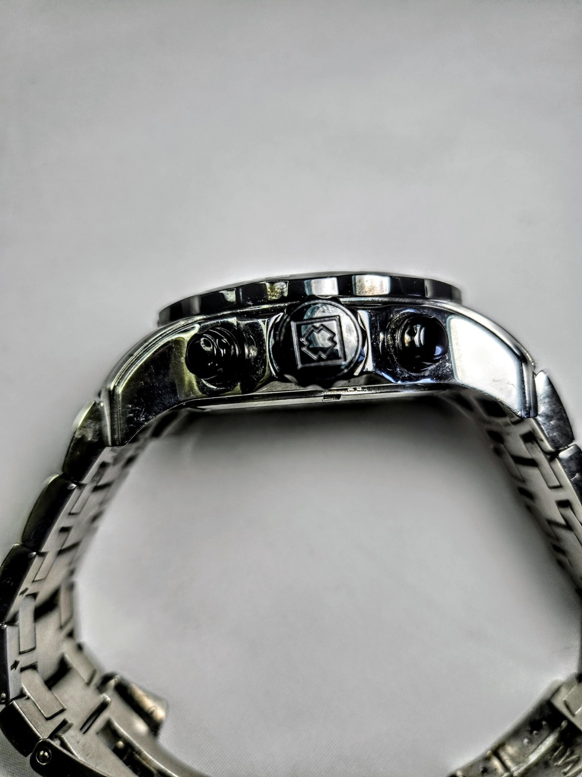 Invicta Pro Diver 50mm Chronograph Date Quartz 200m Black Dial Steel