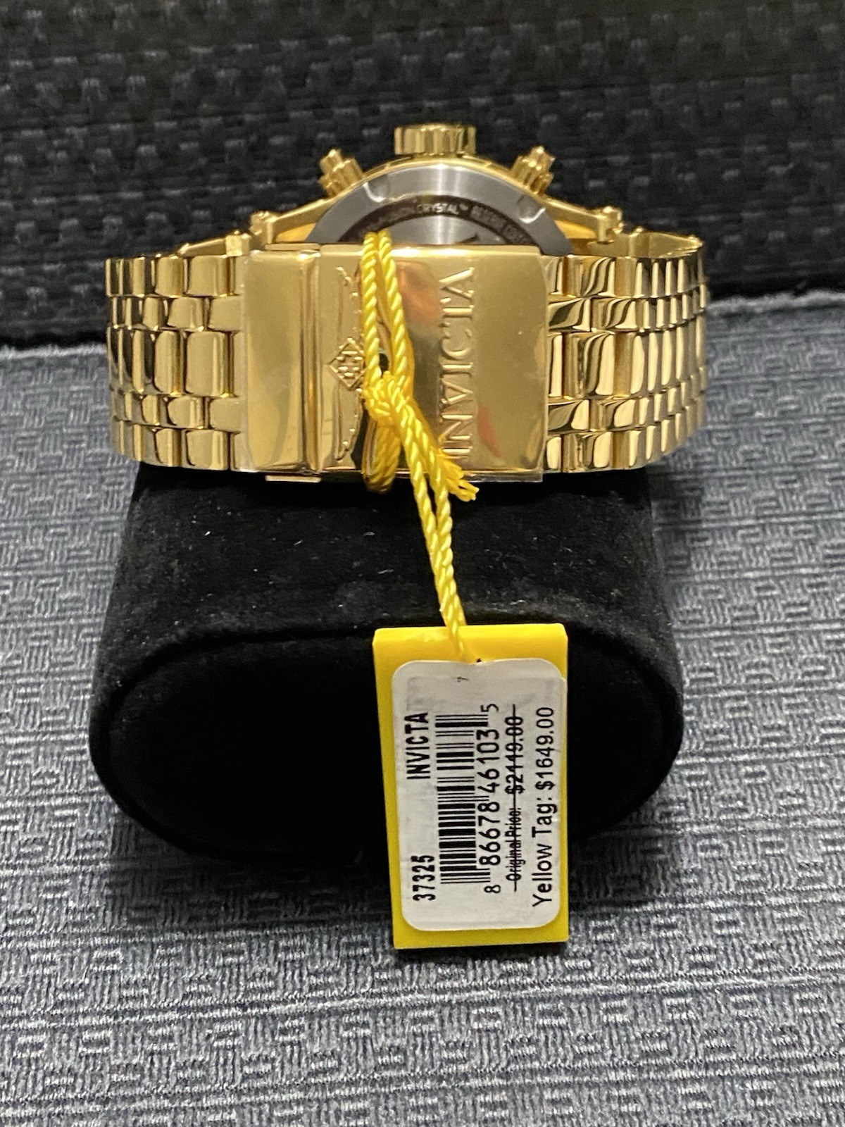 Invicta Reserve Subaqua Specialty.71 CTW Diamond Bezel Gold Watch, Model #37325