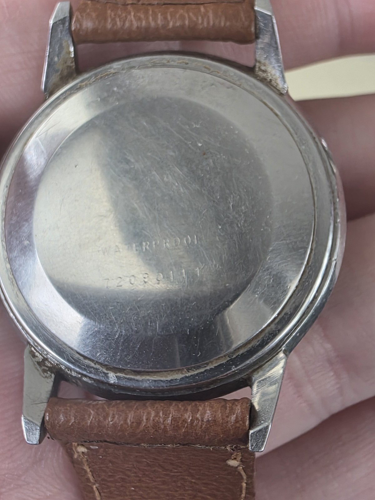 Girard-Perregaux Gyromatic Automatic 34mm 1950 Cream Dial Brown Leather Serviced