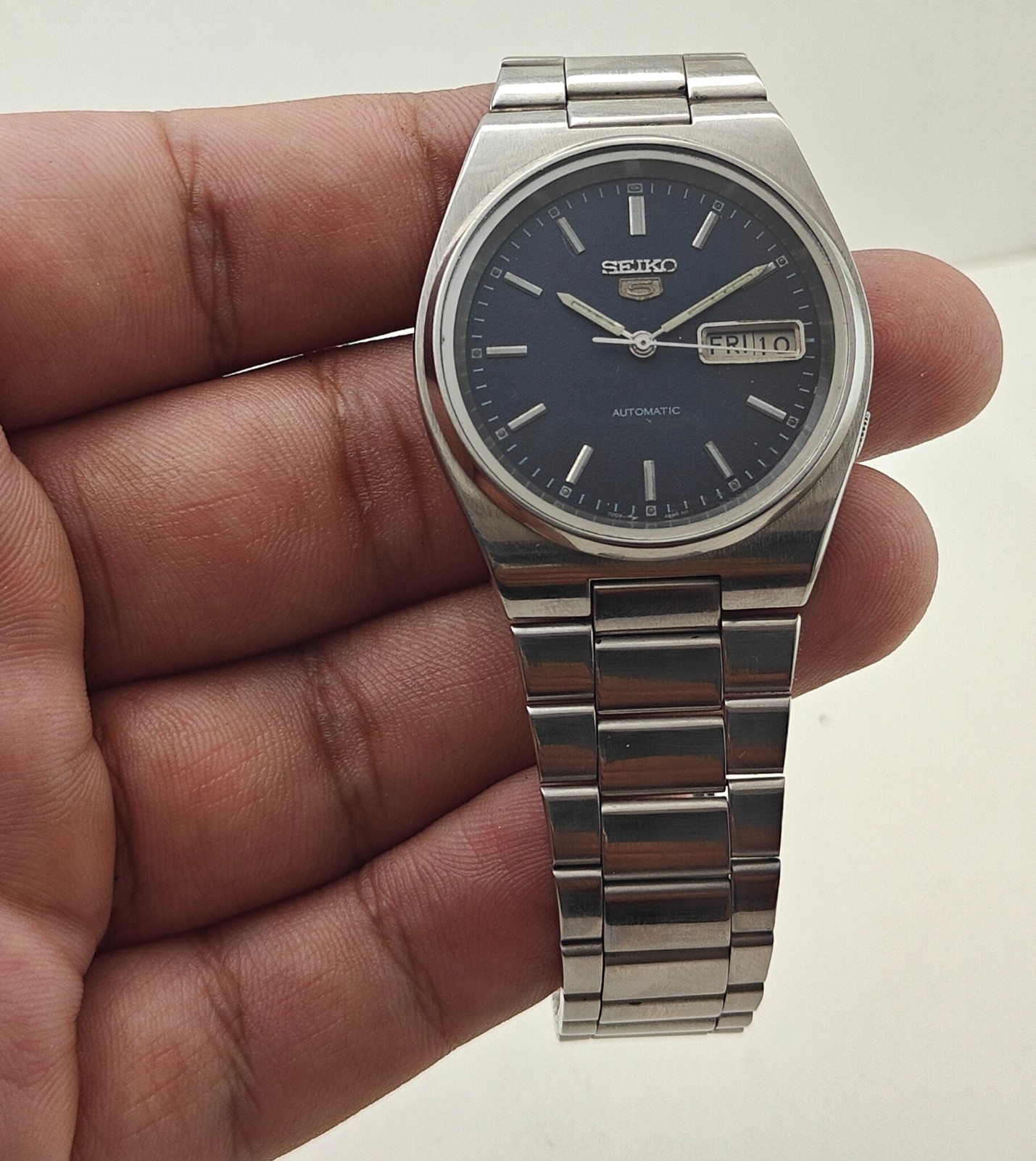 Vintage Seiko 5 Automatic dark blue Dial – 1988, Japan-M |Ref 7009-3181 |17Jewel