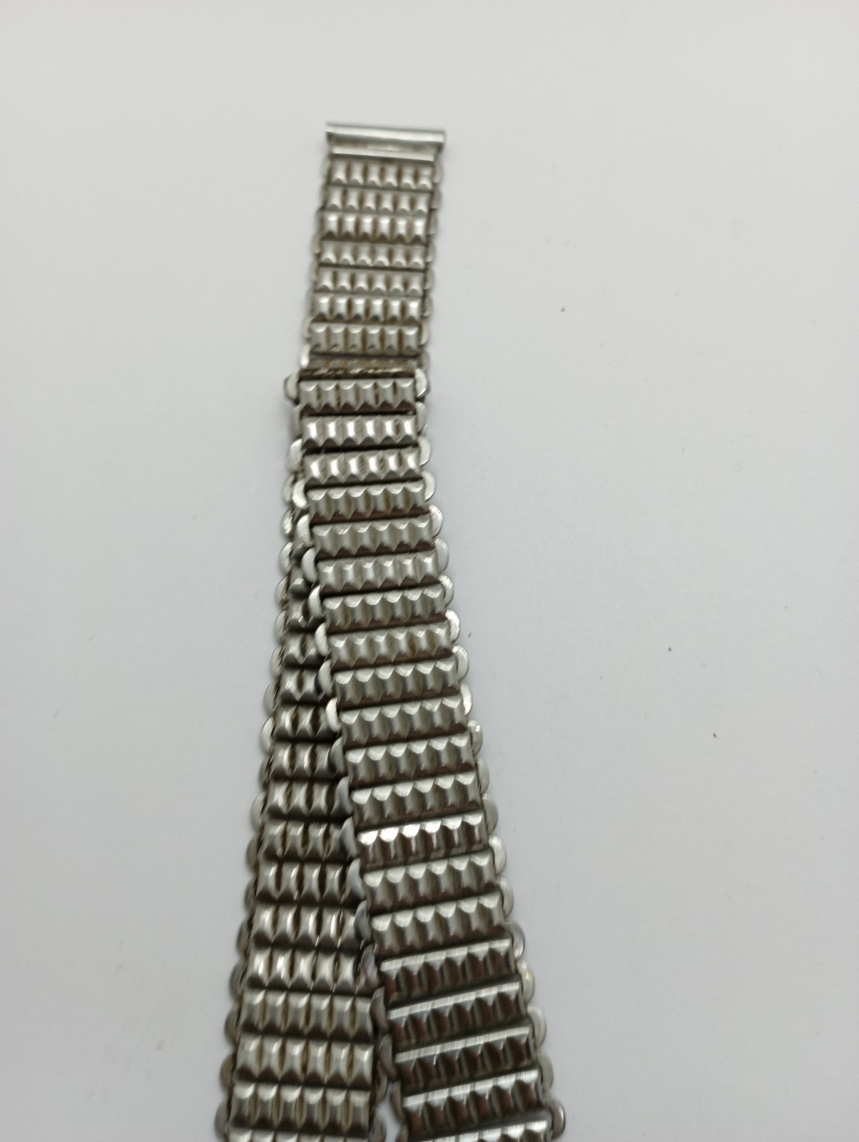 UNIQUE BONKLIP STEEL Ladder Bamboo TANK Trench Watch Bracelet 1930’s 14mm.