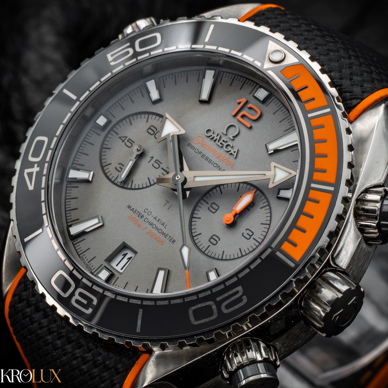 Omega Seamaster Planet Ocean 600M Co-Axial Master Chronometer Chronograph 45.5mm