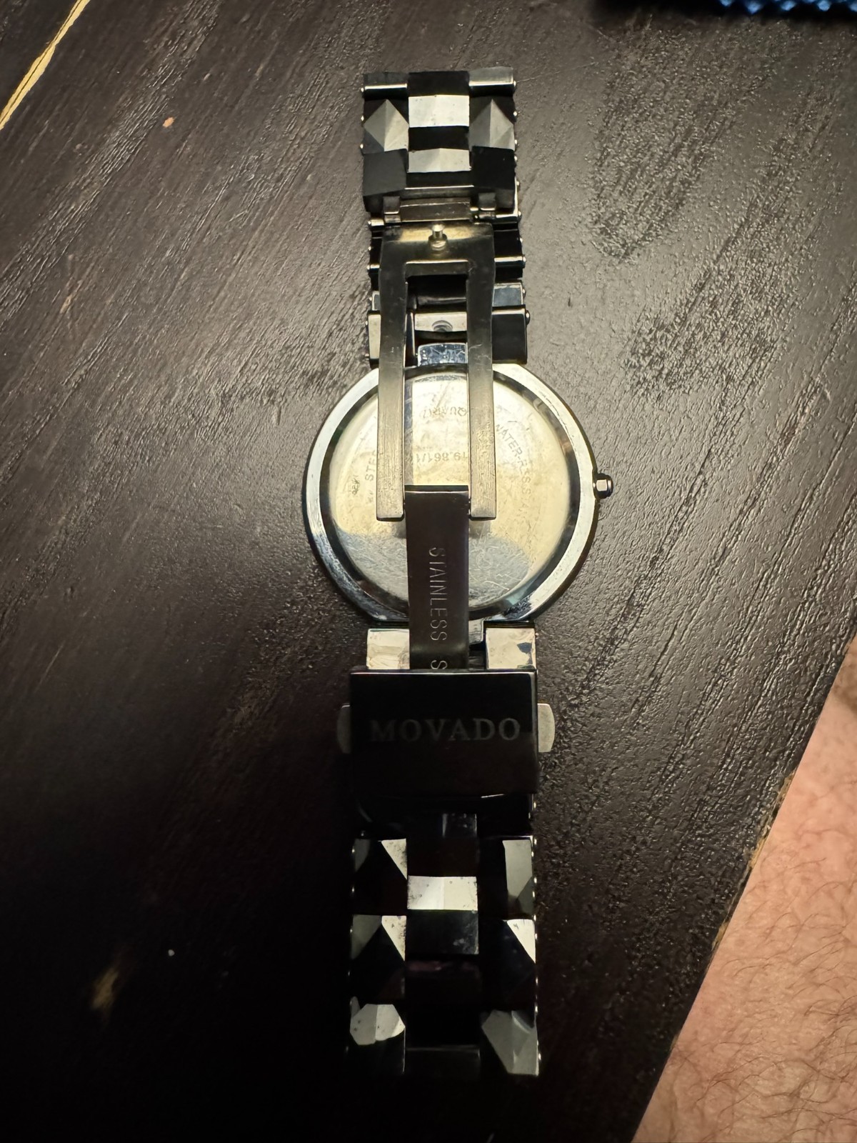 Women’s Black PVD Movado Watch 84.19.861/1.4