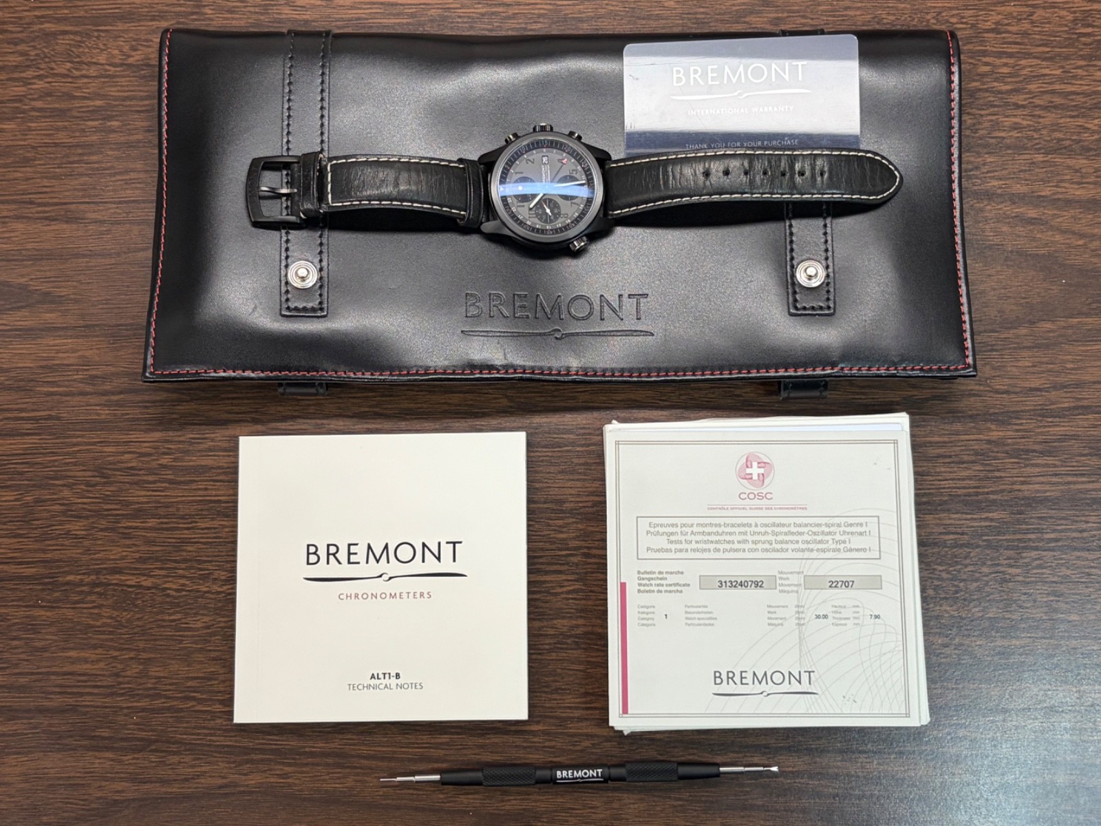 Bremont ALT1 Men’s Black Watch – ALT1-B