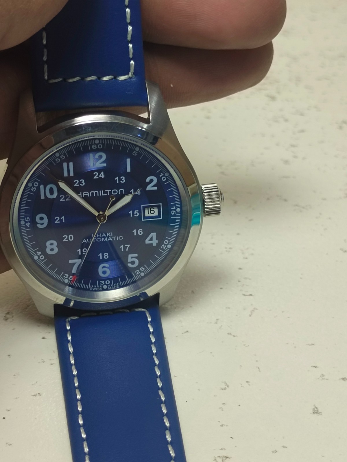 Hamilton Khaki Field blue Dial Automatic Men’s Watch