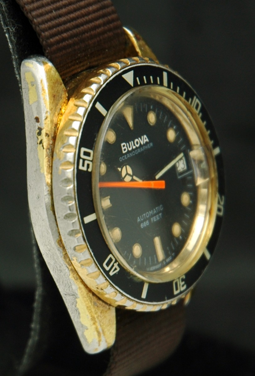 Bulova Oceanographer Automatic Devil Diver Gold Men’s WATCH 1352.10 503.305 8293