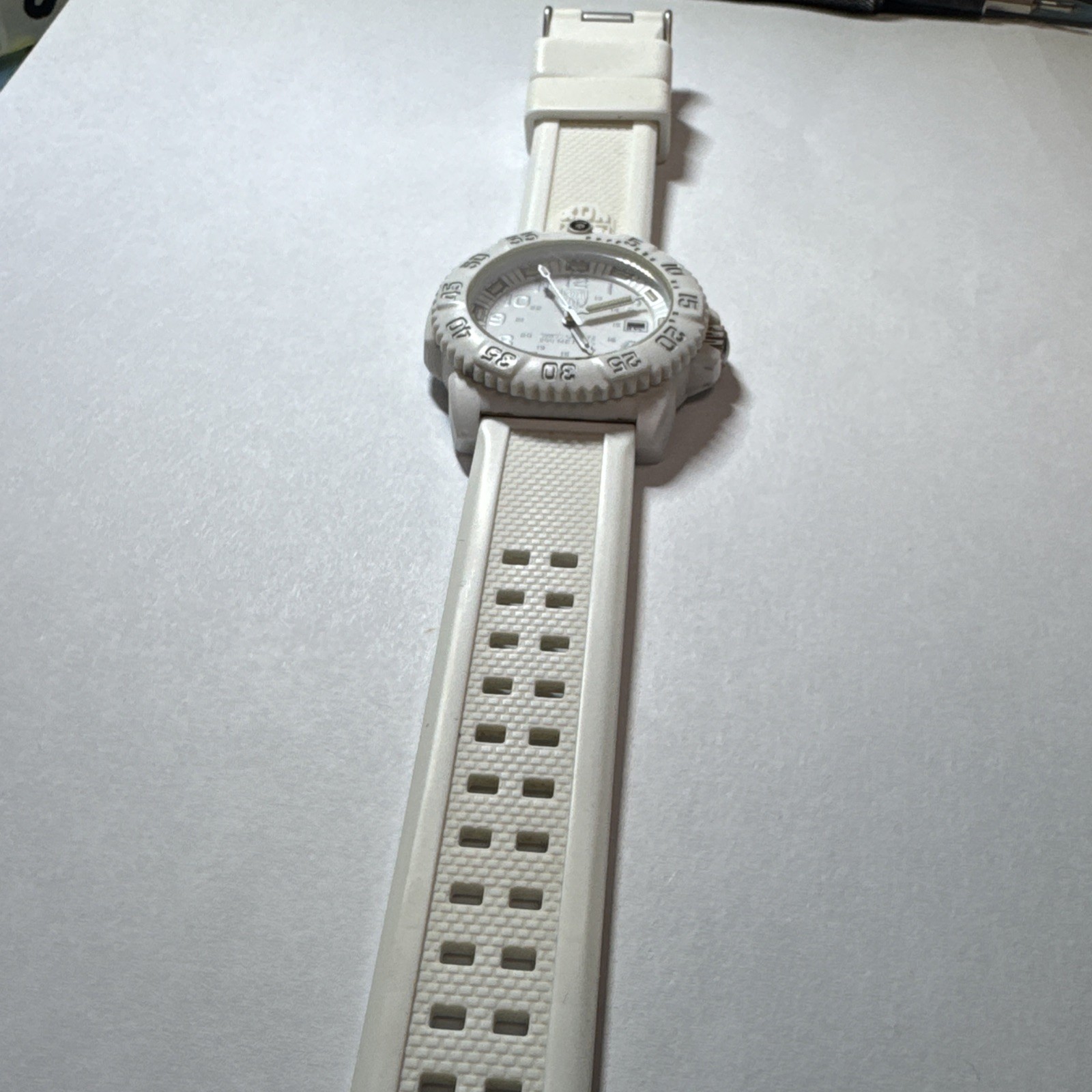 Luminox Navy Seals White 7050 Series Women Watch White 7057W