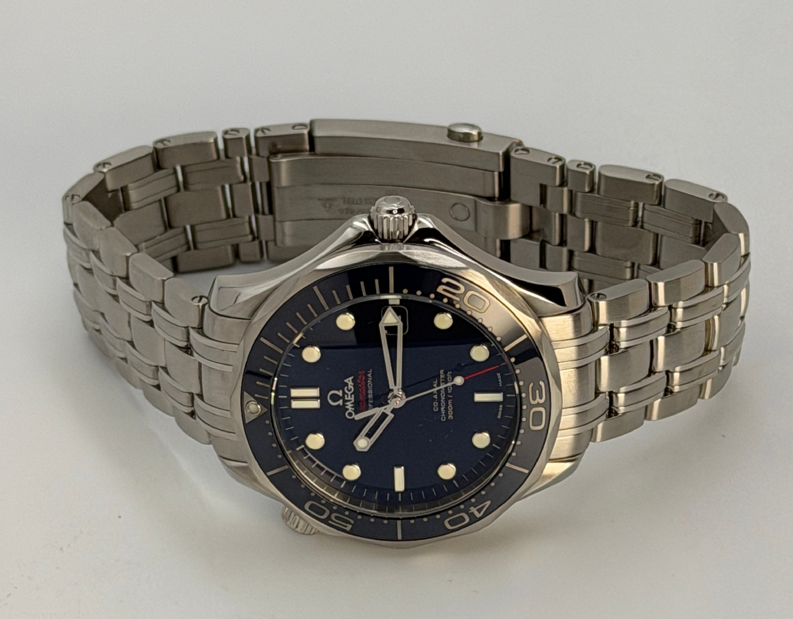 Omega Seamaster Diver 300M 212.30.41.20.03.001 Blue Dial Full Set 2021