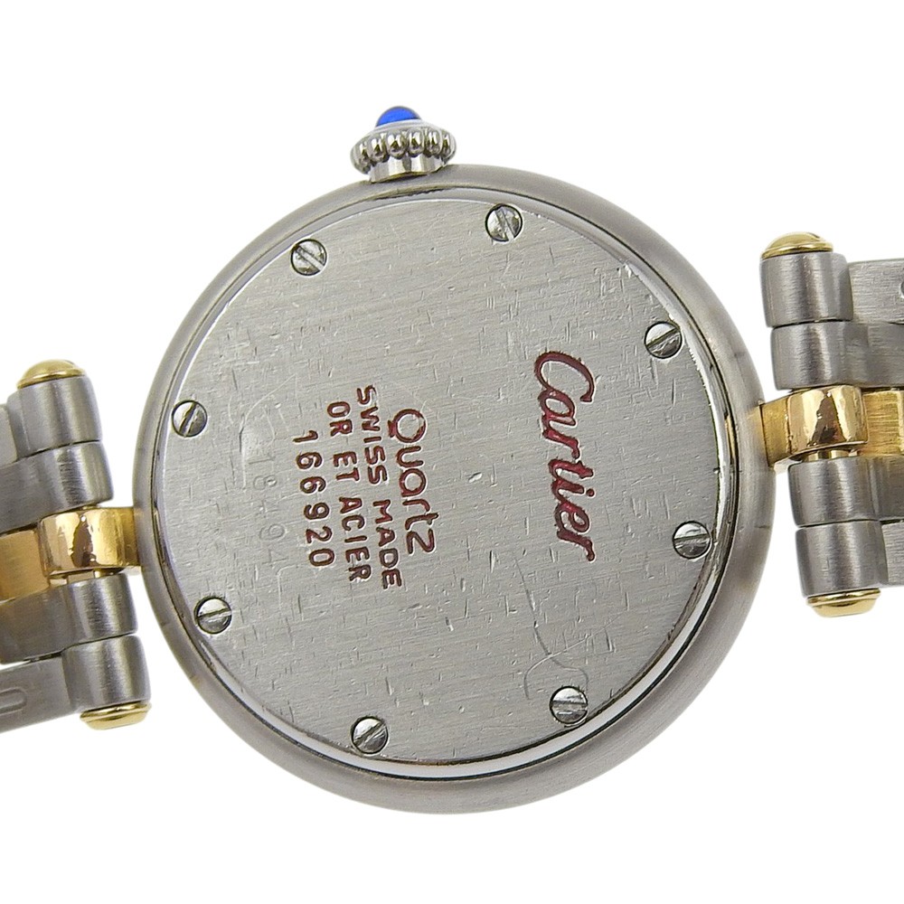 CARTIER PANTHERESM 1 Row Watches 84084242 cal.157 whiteDial Stainless Stee…