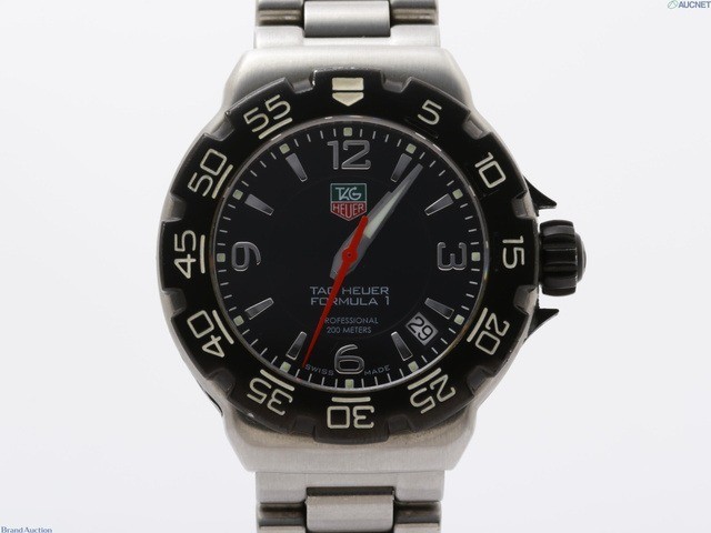 [Near Mint] Tag Heuer Formula 1 WAC1210 35mm Stainless Steel 200m Black Dial