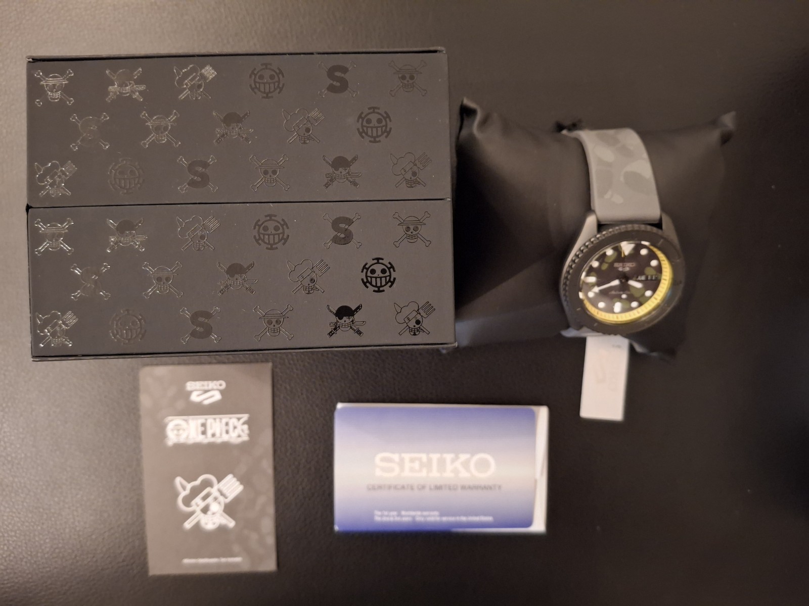 Seiko 5 Sports-One Piece Limited Edition Sanji Watch. New & Box/Papers.