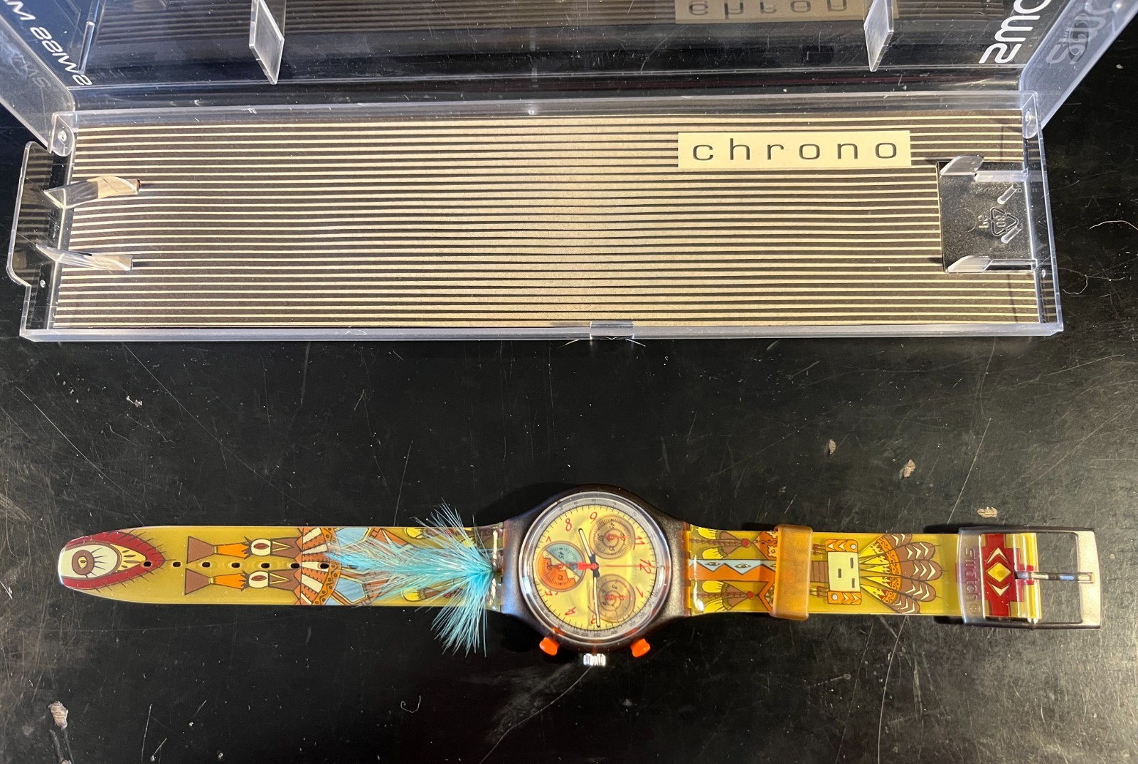 Dancing Feathers Model SCO100 (1994) Swatch Watch