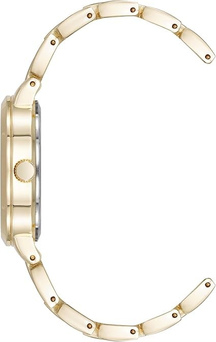 Anne Klein Women’s 30mm Green Dial Gold Quartz Watch AK-4208LGGB
