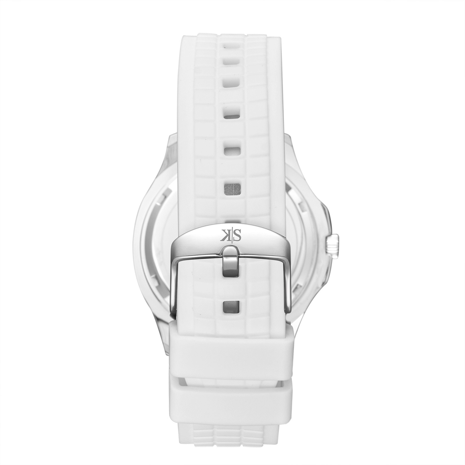 Kenneth Scott Men’s Analog Watch | White Dial, 45mm, 30 m (3 ATM)