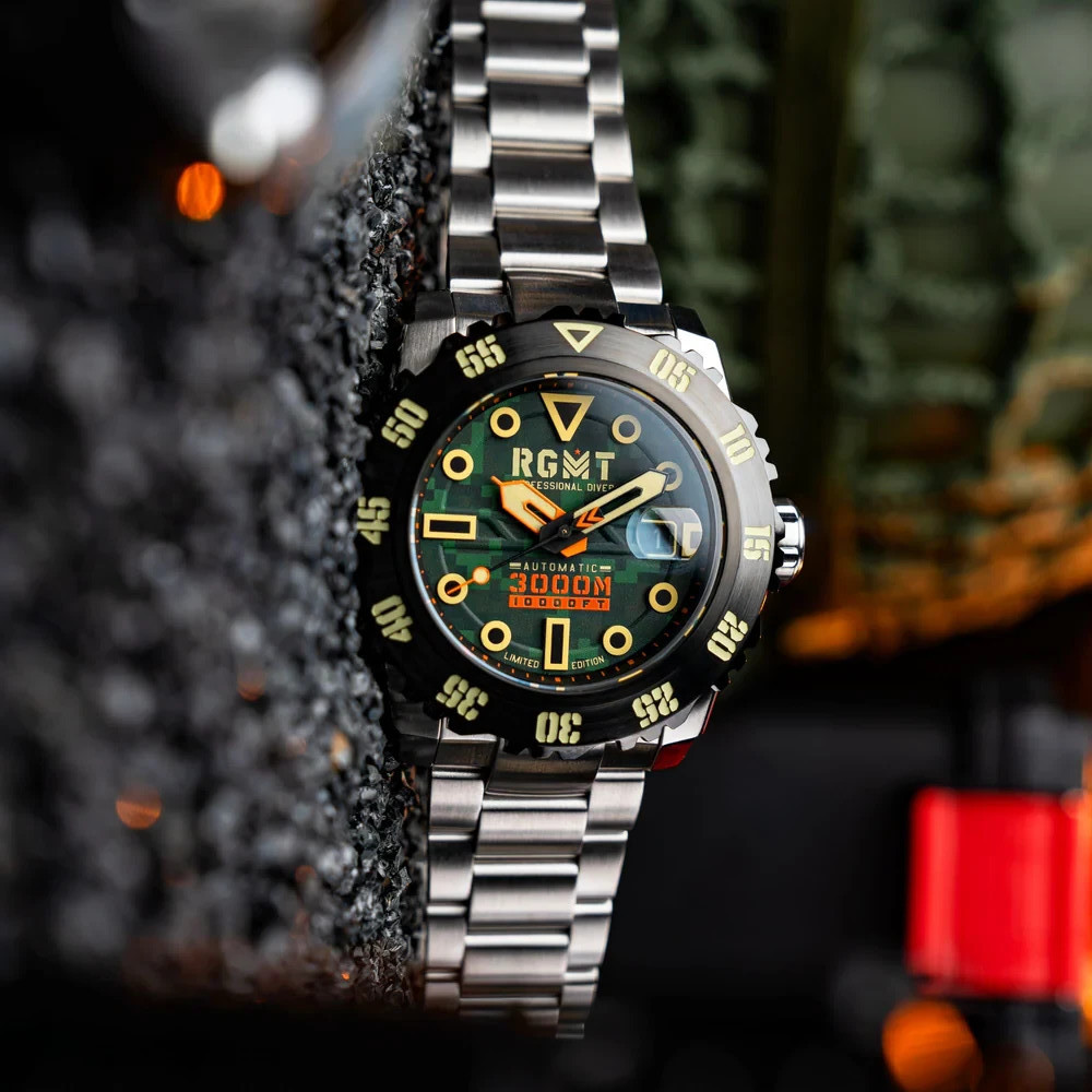 Brand New RGMT OHIO Men’s Automatic Camo Watch LIMITED EDITION #68/100 $1,300