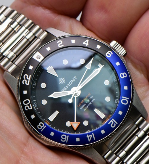 BREMONT – SUPERMARINE 300M GMT ‘GLACIER’ 40MM IN STEEL