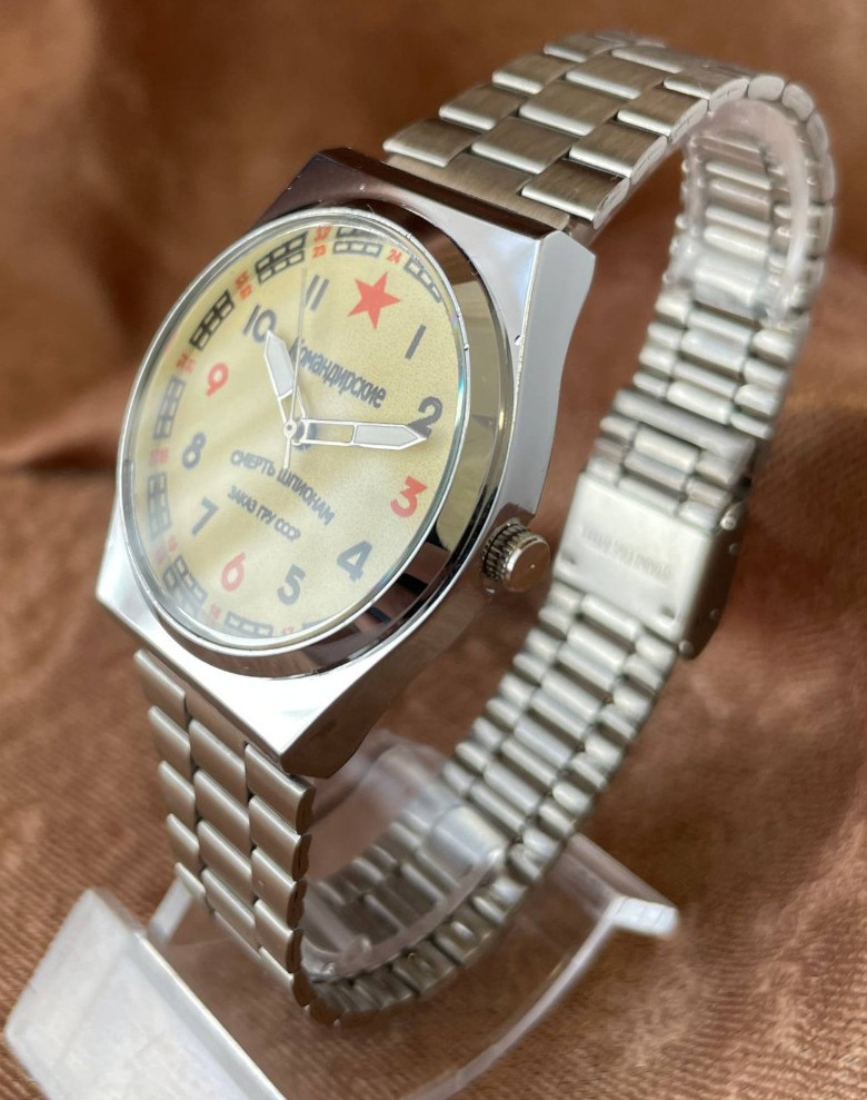 USSR-style quartz watches, commander’s watches, Soviet military watches