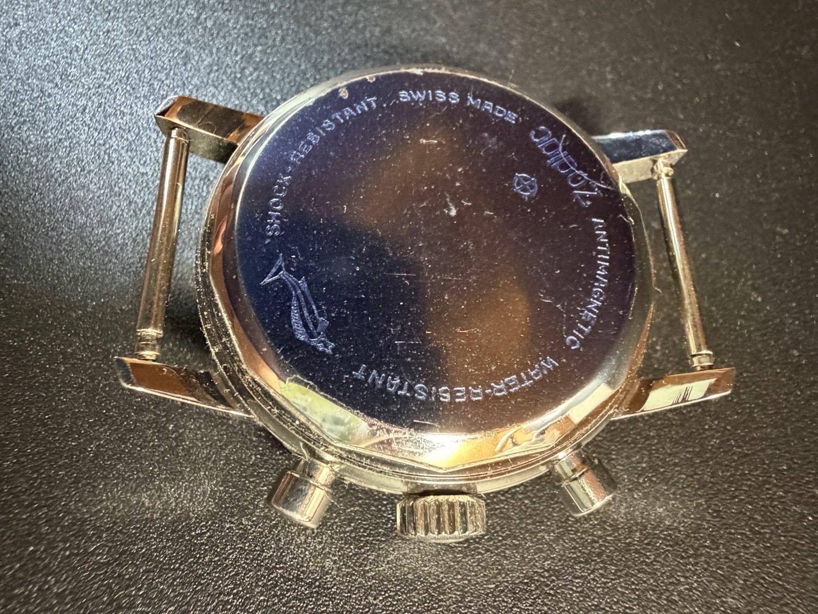 Zodiac Chronograph Case Ref. 692-841 Valjoux 72 36mm Original Vintage No Bezel
