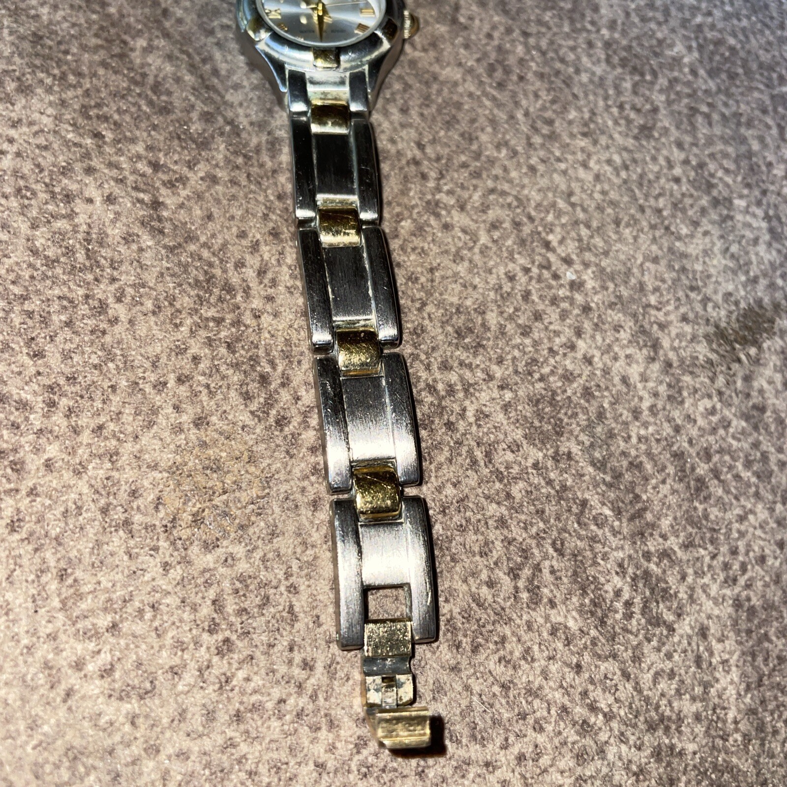 Anne Klein Two Tone Quartz Analog Ladies Watch Please See Photos