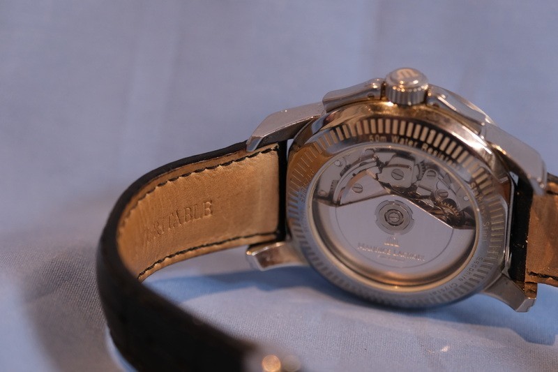 Maurice Lacroix Pontos Chronograph PT7548 Automatic White Dial Box & Papers