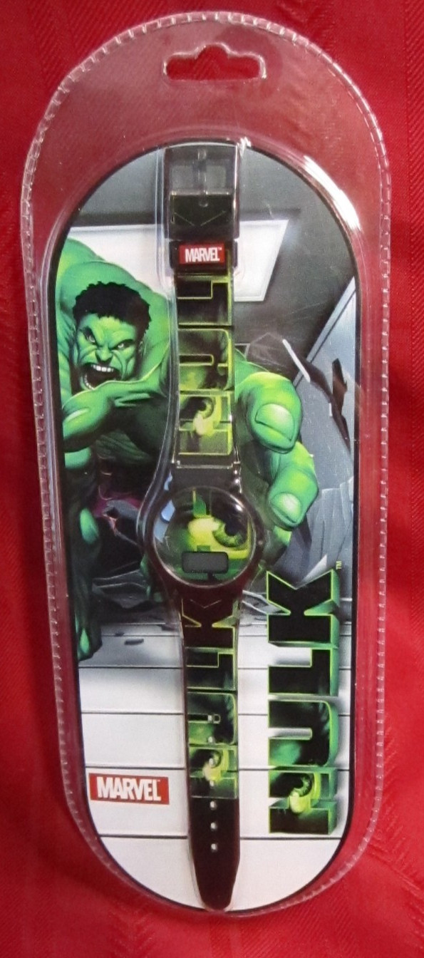 NEW 2003 Marvel Incredible Hulk Official Movie Merchandise Digital Wrist Watch