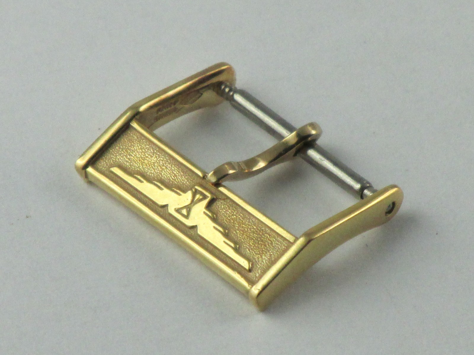 LONGINES GOLD LAMINATED BUCKLE 16mm BUCKLE LONGINES 16mm GOLD PLATED