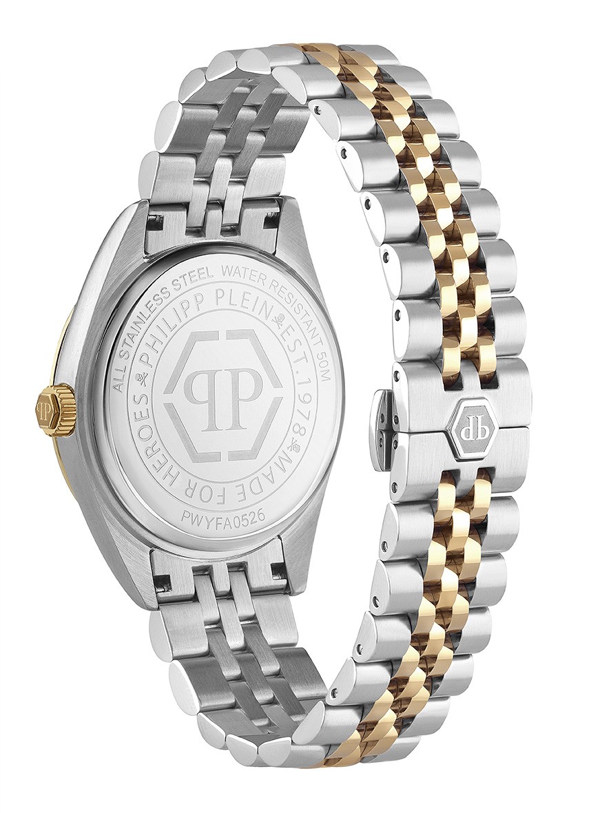 Philipp Plein Multicolour Womens Analogue Watch Date Superlative PWYFA0526