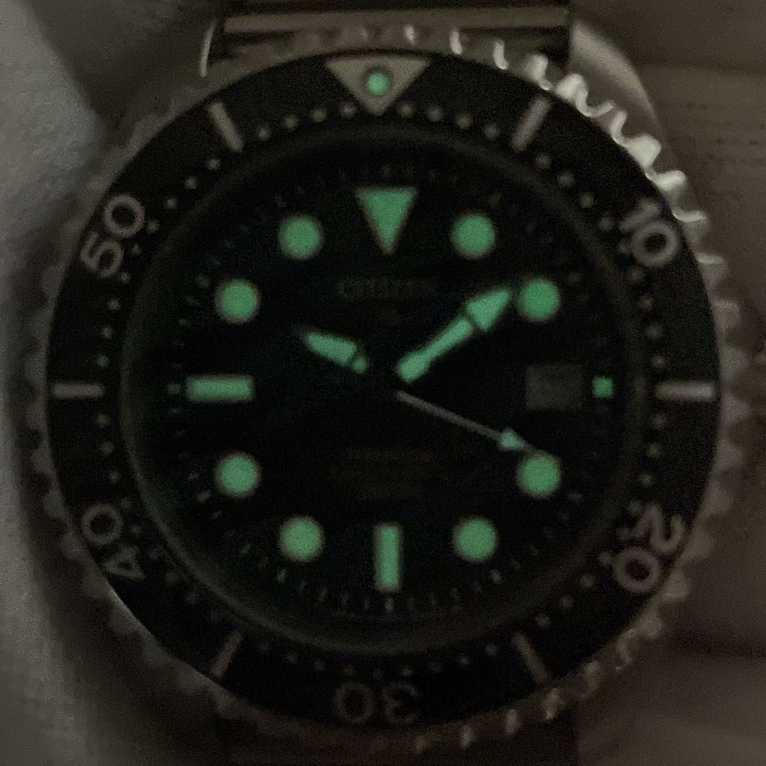 Citizen Promaster Air Divers 200M 18cm 7.08in Titanium Junk Quartz Watch Japan
