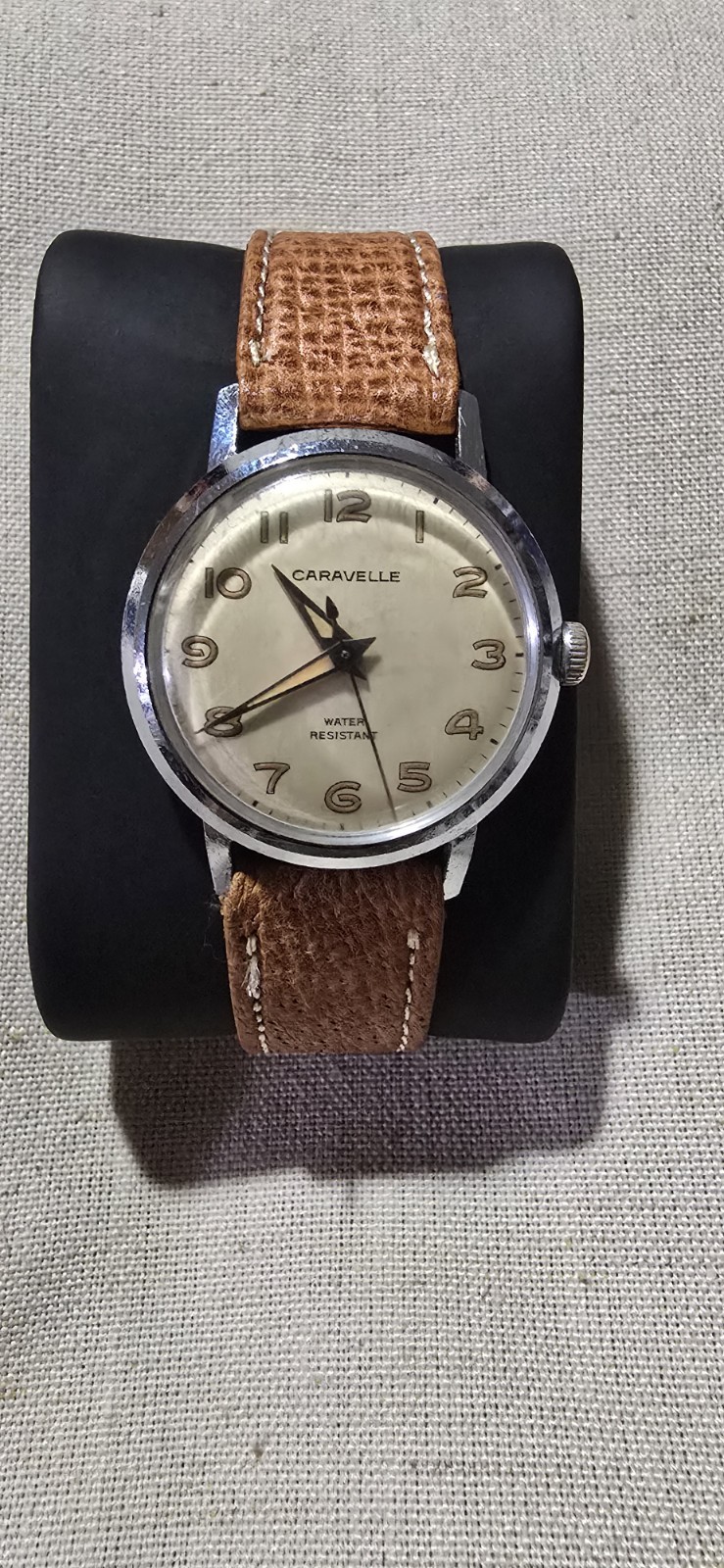Vintage Caravelle by Bulova Manual Wind Water Resistant Men’s Watch Runs
