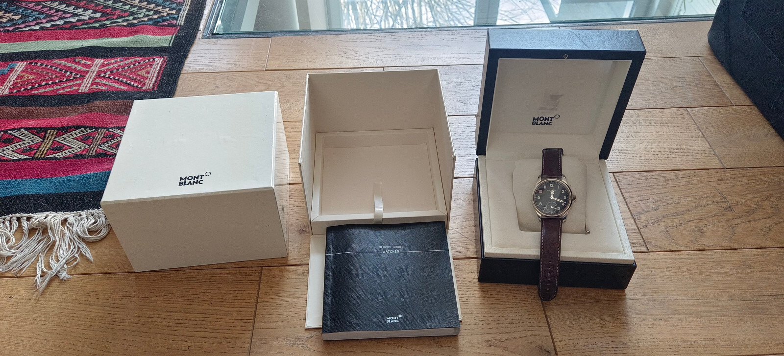 Montblanc 1858 Manual Small Second 112638 Orologio NEW
