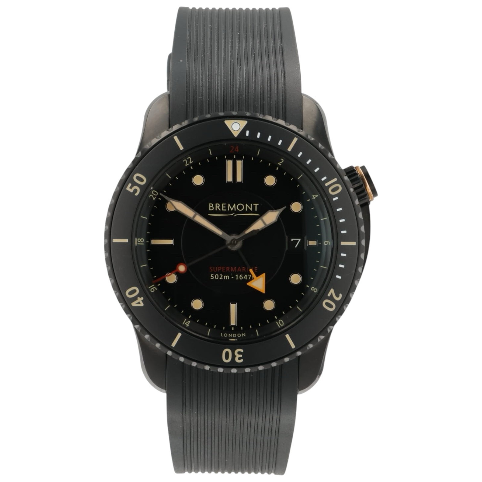 Bremont Supermarine Black Dial Stainless Steel 43mm Automatic Men’s Watch