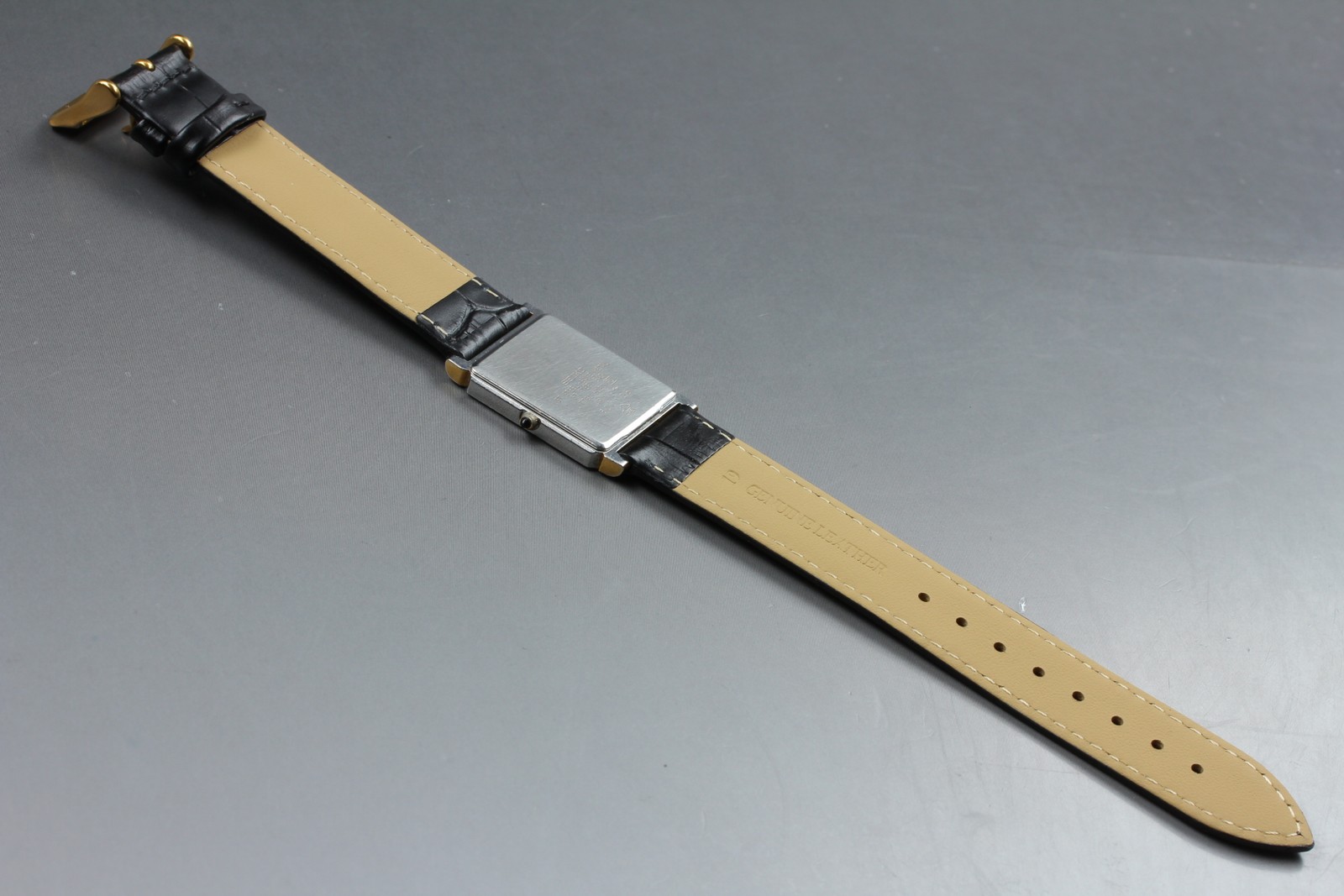 [Exc+5] SEIKO Dolce 7730-5020 25mm Gold Dial Quartz Men’s Vintage Watch JAPAN